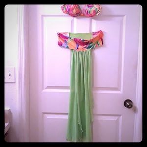 2 PC showstopping exotic dance outfit